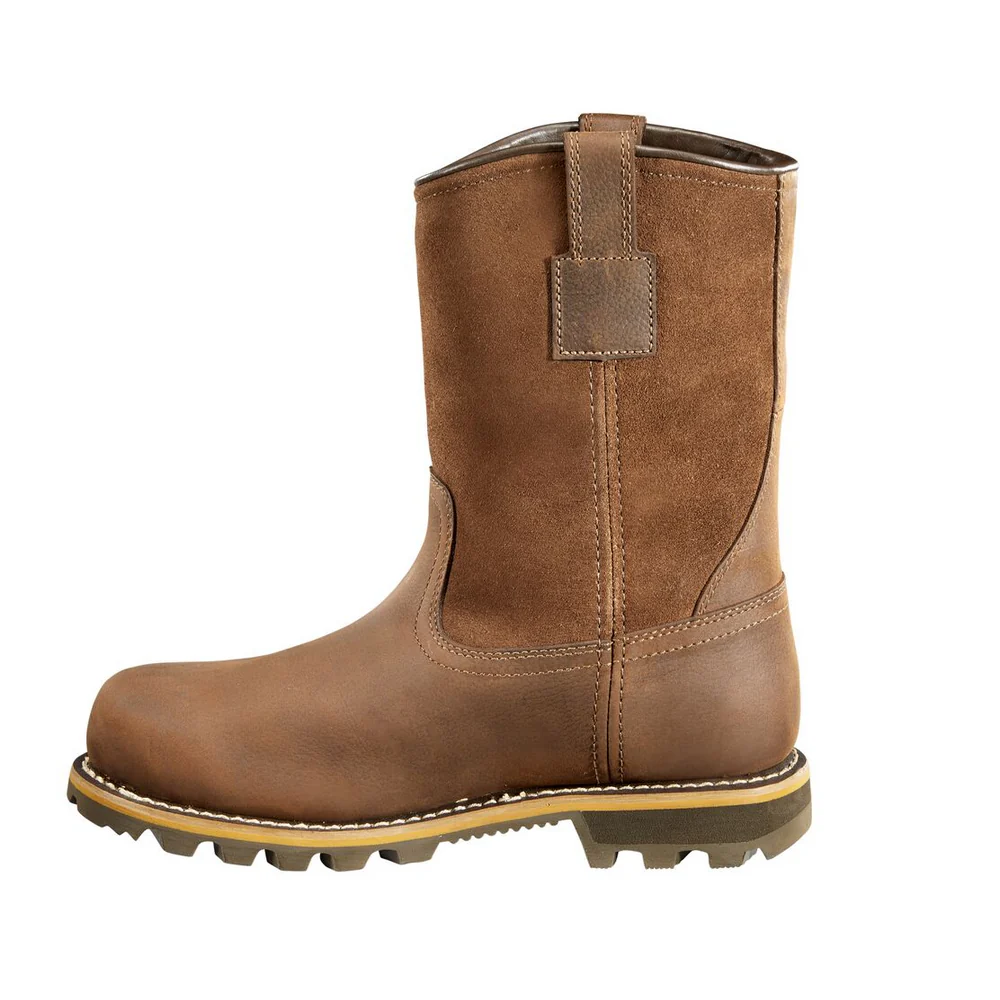 10-INCH NON-SAFETY TOE WELLINGTON - BRN-Dark Bison Oil Tanned | Carhartt CMP1053 - Image 3