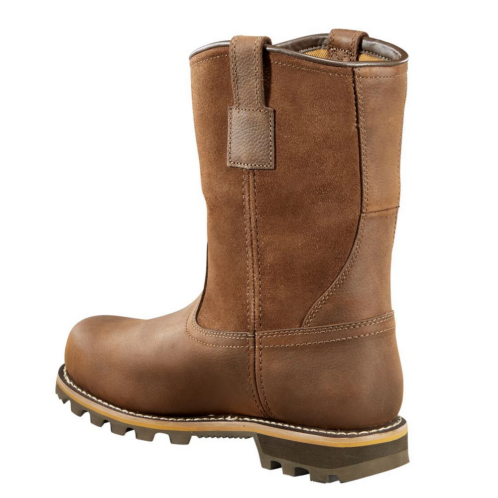 10-INCH NON-SAFETY TOE WELLINGTON - BRN-Dark Bison Oil Tanned | Carhartt CMP1053 - Image 4