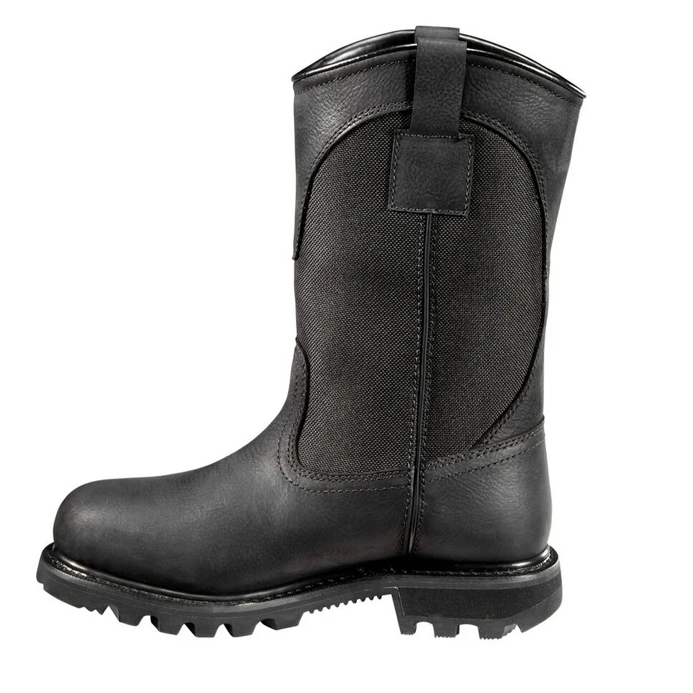 10-INCH WELLINGTON NON-SAFETY TOE WORK BOOT - BLK-Black Oil Tanned | Carhartt CWP1151 - Image 3
