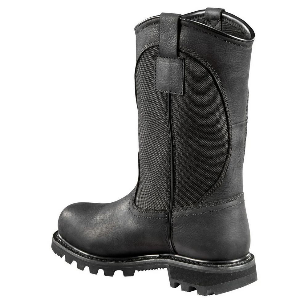 10-INCH WELLINGTON NON-SAFETY TOE WORK BOOT - BLK-Black Oil Tanned | Carhartt CWP1151 - Image 4
