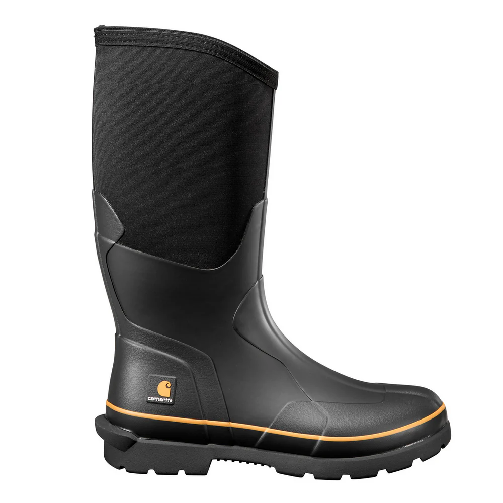 15-INCH NON-SAFETY TOE WATERPROOF RUBBER BOOT - BLK-Black | Carhartt CMV1151