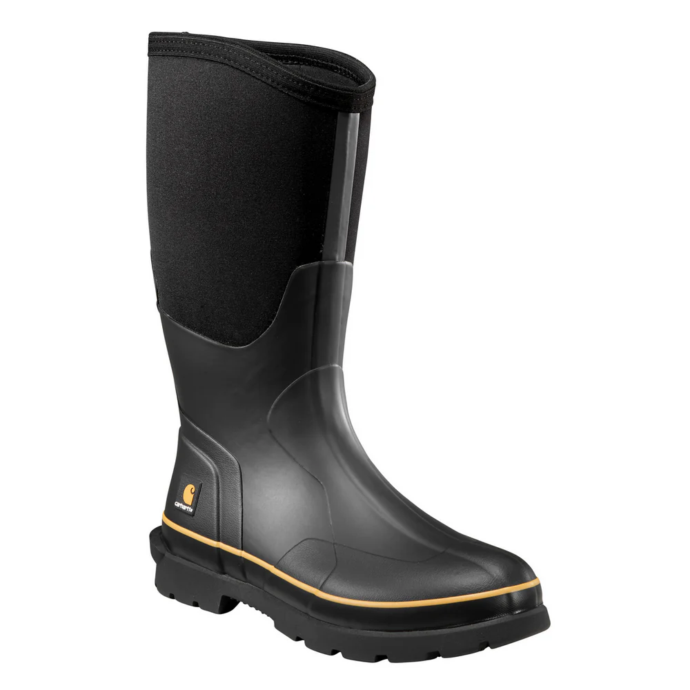 15-INCH NON-SAFETY TOE WATERPROOF RUBBER BOOT - BLK-Black | Carhartt CMV1151 - Image 2