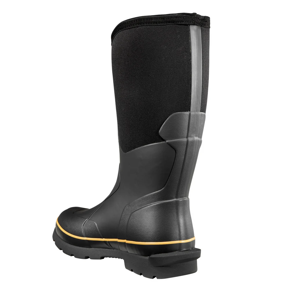 15-INCH WATERPROOF CARBON NANO TOE RUBBER BOOT - BLK-Black | Carhartt CMV1451 - Image 3