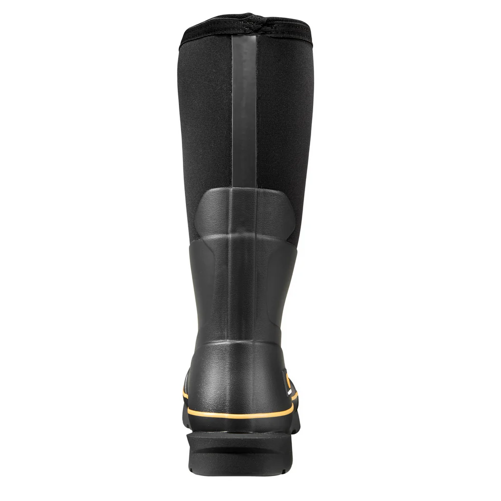 15-INCH WATERPROOF CARBON NANO TOE RUBBER BOOT - BLK-Black | Carhartt CMV1451 - Image 4