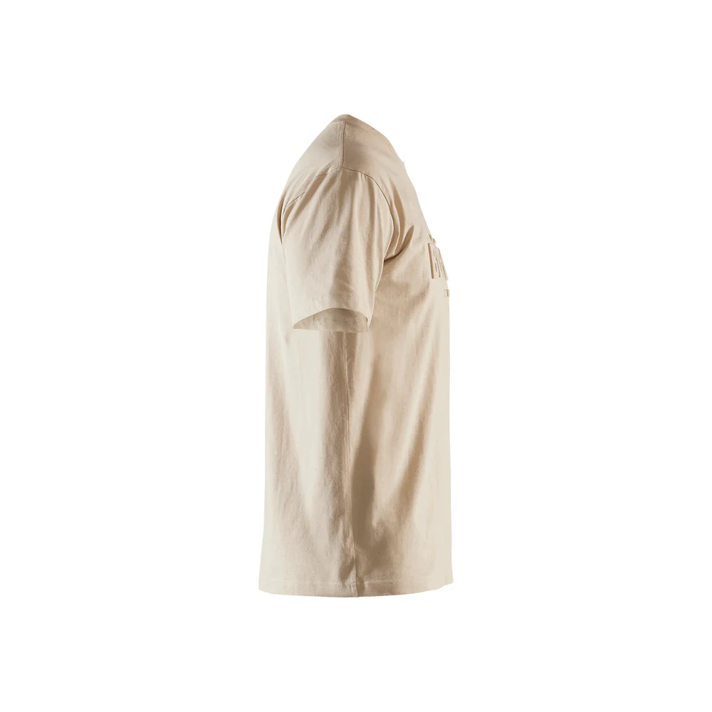 3D T-Shirt - 2509-Warm Beige | Blaklader 34431042 - Image 3
