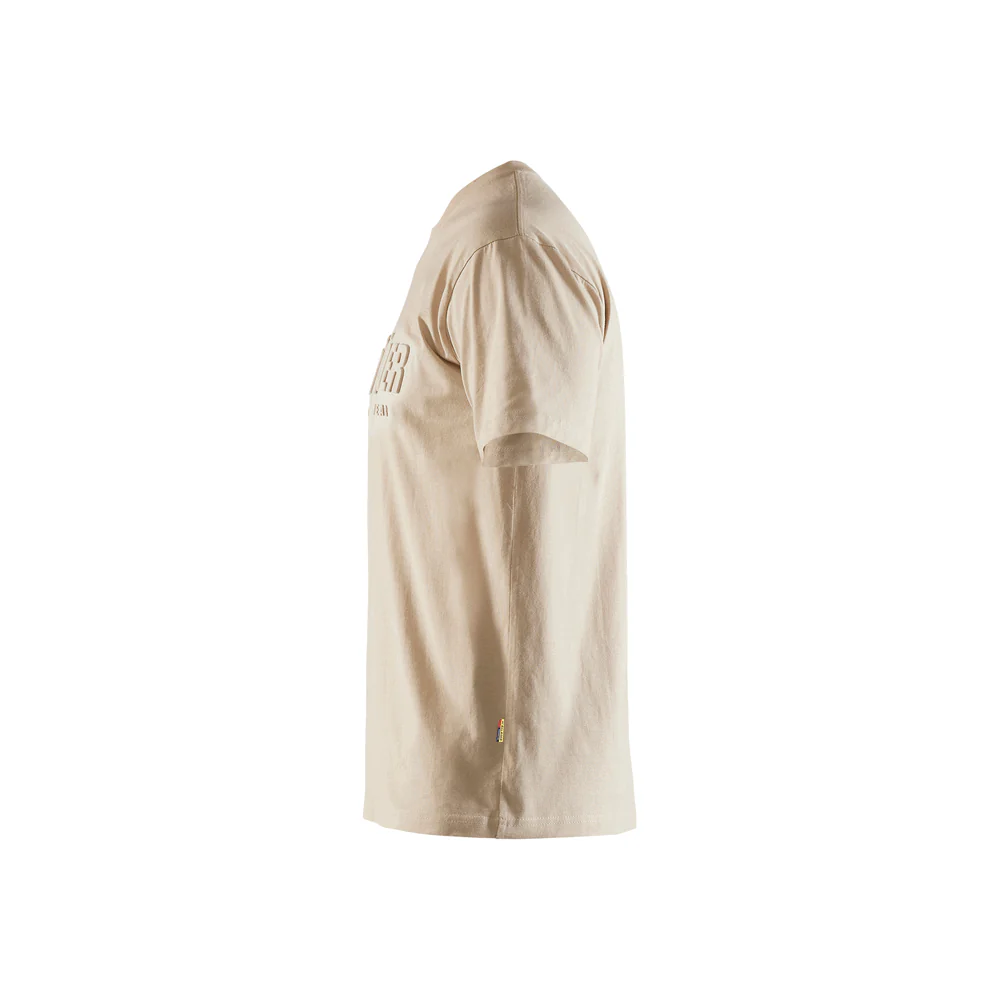 3D T-Shirt - 2509-Warm Beige | Blaklader 34431042 - Image 4