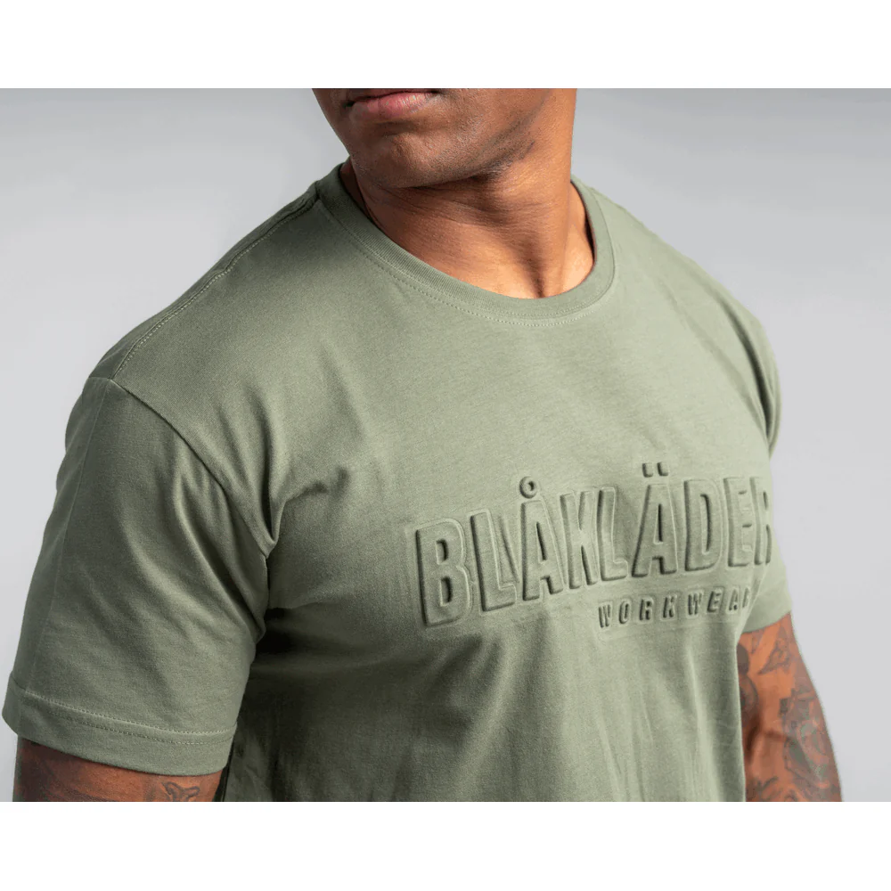 3D T-Shirt - 4109-Autumn Green | Blaklader 34431042 - Image 6