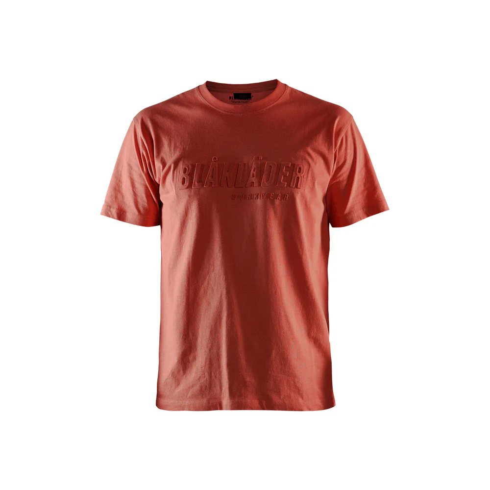 3D T-Shirt - 5909- Burned Red | Blaklader 34431042 - Image 2