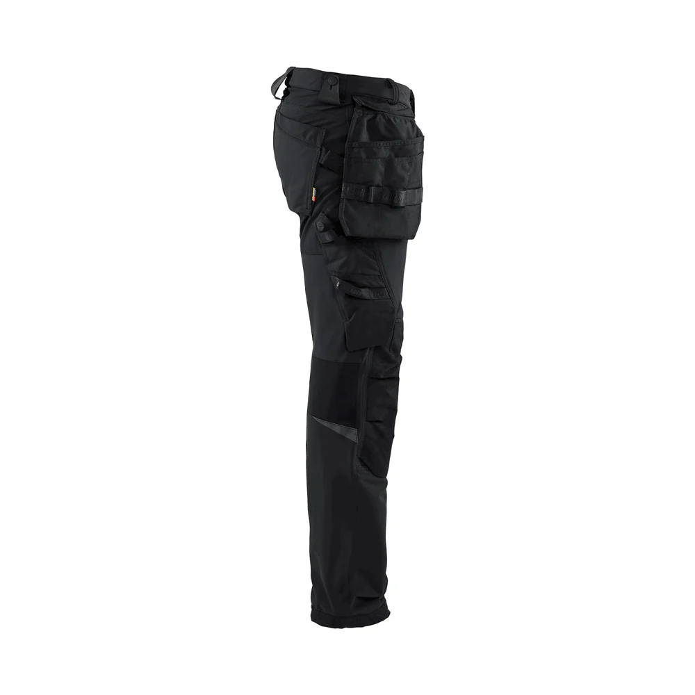 4-Way Stretch Work Pants - 9900-Black | Blaklader 16221644 - Image 3