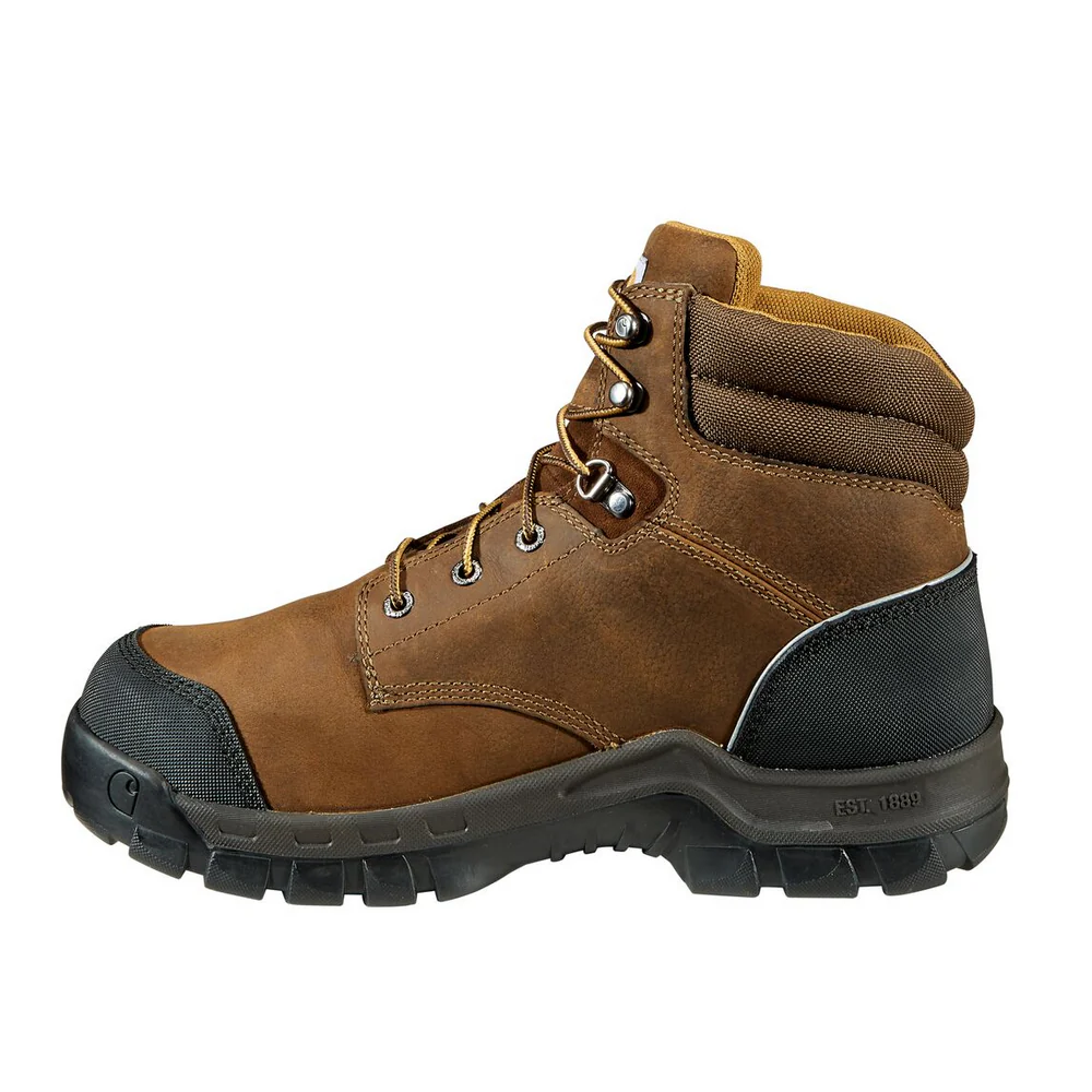 6-INCH INTERNAL MET GUARD COMPOSITE TOE WORK BOOT - DKBRN-Dk Brown Oil Tanned | Carhartt CMF6720 - Image 2
