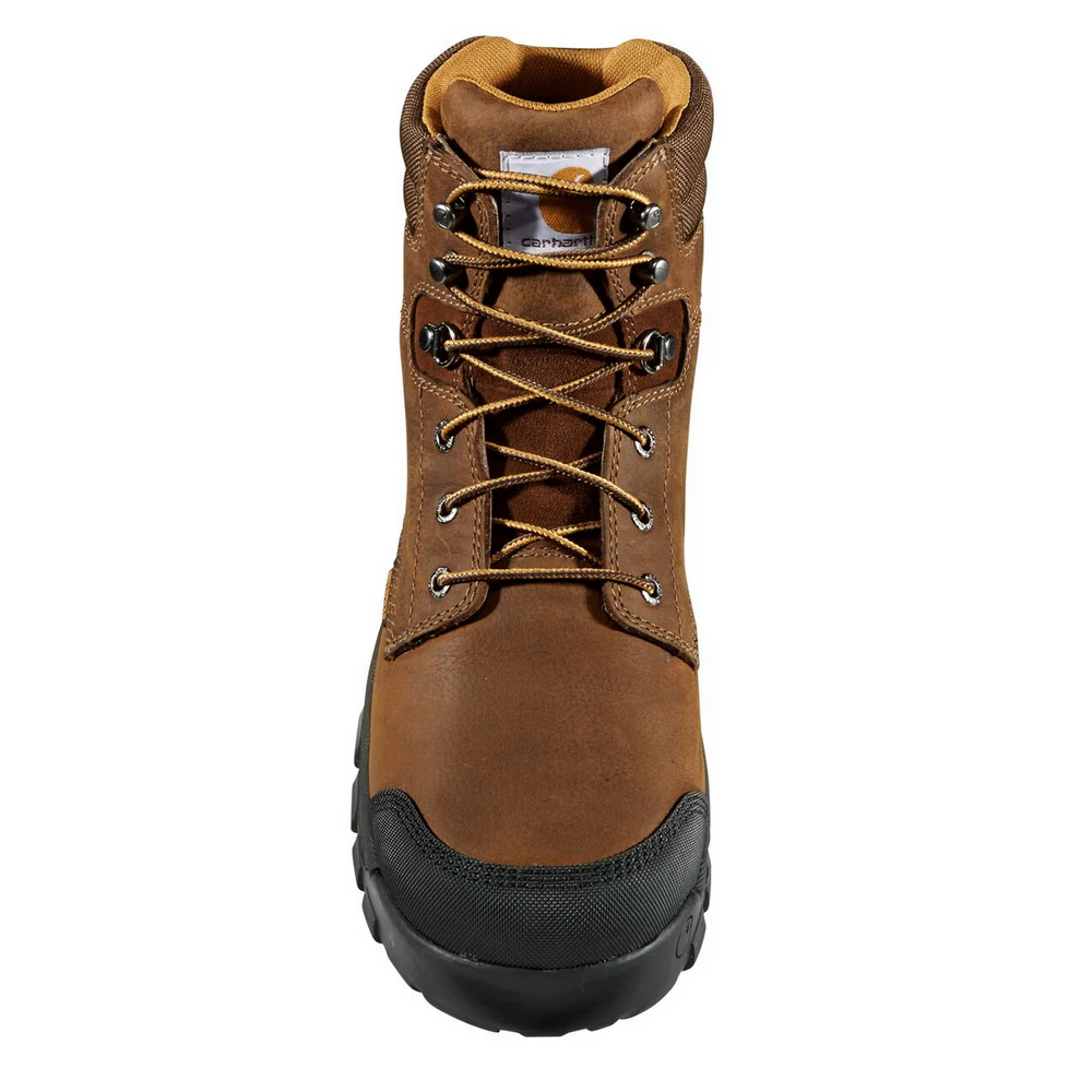 6-INCH INTERNAL MET GUARD COMPOSITE TOE WORK BOOT - DKBRN-Dk Brown Oil Tanned | Carhartt CMF6720 - Image 4