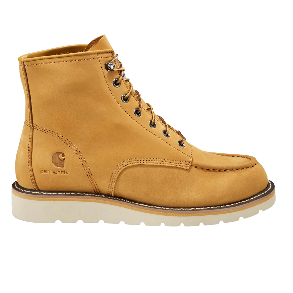 6-INCH MOC SOFT TOE WEDGE BOOT - WHT-Wheat | Carhartt FW6076-M