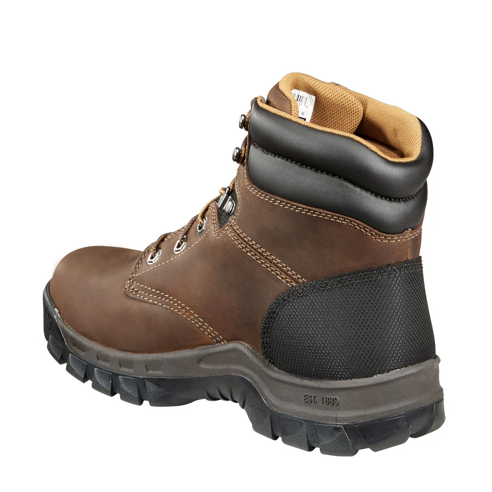 6-INCH RUGGED FLEX COMPOSITE TOE WORK BOOT - BRN-Brown Oil Tanned | Carhartt CMF6366 - Image 4