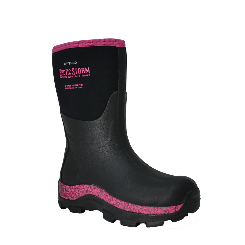 ARCTIC STORM MID EXTREME-COLD BOOT - PN-Black & Pink | Dryshod ARSWMPN - Image 3