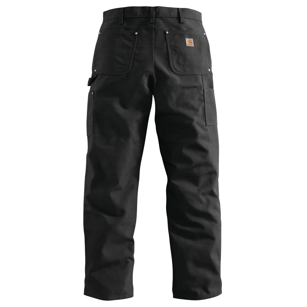 B01 Loose Fit Firm Duck Double-Front Utility Work Pant - BLK-Black | Carhartt 106679