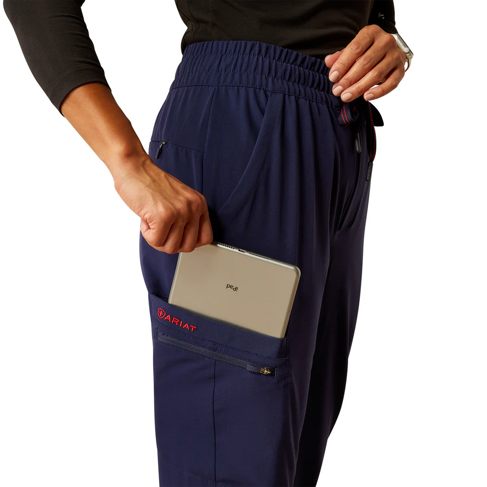 Blackwell Cargo Stretch Jogger Scrub Pant - 410-Navy | Ariat 10039954 - Image 4