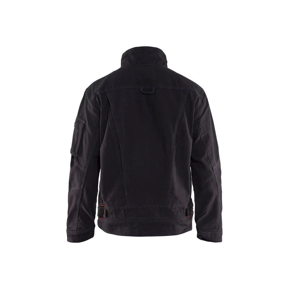 BRAWNY CANVAS JACKET - 8300-Steel Blue | Blaklader 40621320 - Image 2