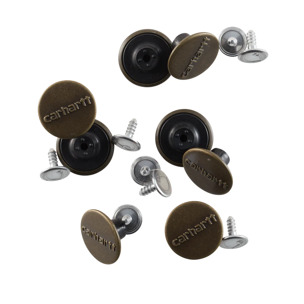 Button Kit - C01-Antique Brass | Carhartt 105515 - Image 2