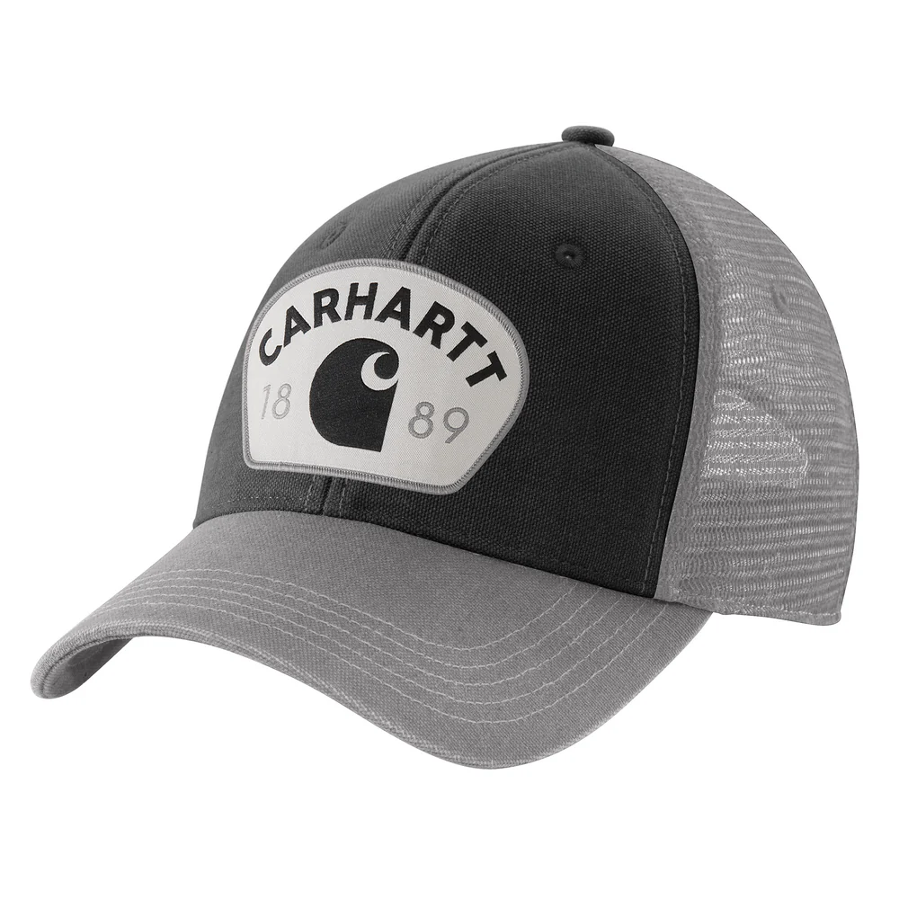 Canvas Mesh-Back 1889 Patch Cap - APH-Asphalt | Carhartt 106743 - Image 2