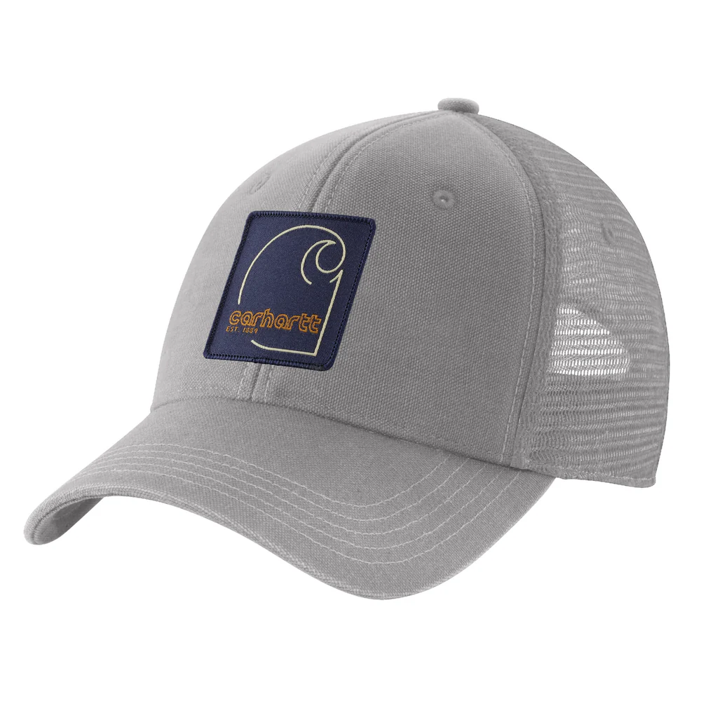 Canvas Mesh-Back C Patch Cap - APH-Asphalt | Carhartt 106606 - Image 2