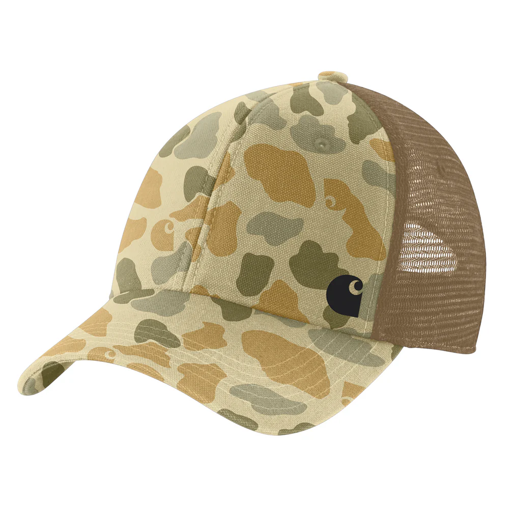 Canvas Mesh-Back Camo Cap - A41-Beach Signature Camo | Carhartt 106786 - Image 2
