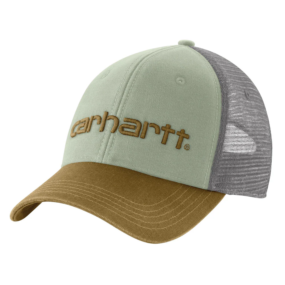 Canvas Mesh-Back Logo Graphic Cap - GI7-Sage | Carhartt 101195