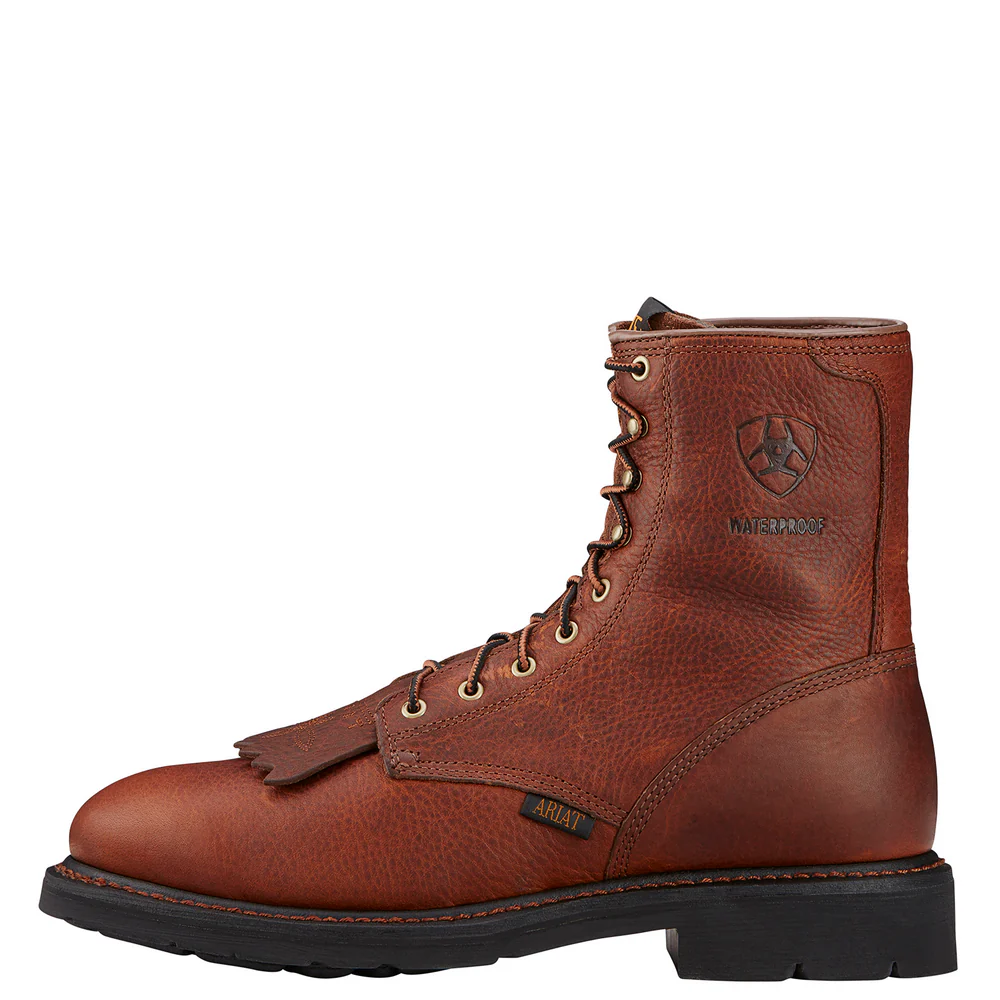CASCADE 8-INCH WATERPROOF WORK BOOT - 200-Brown | Ariat 10002397 - Image 2