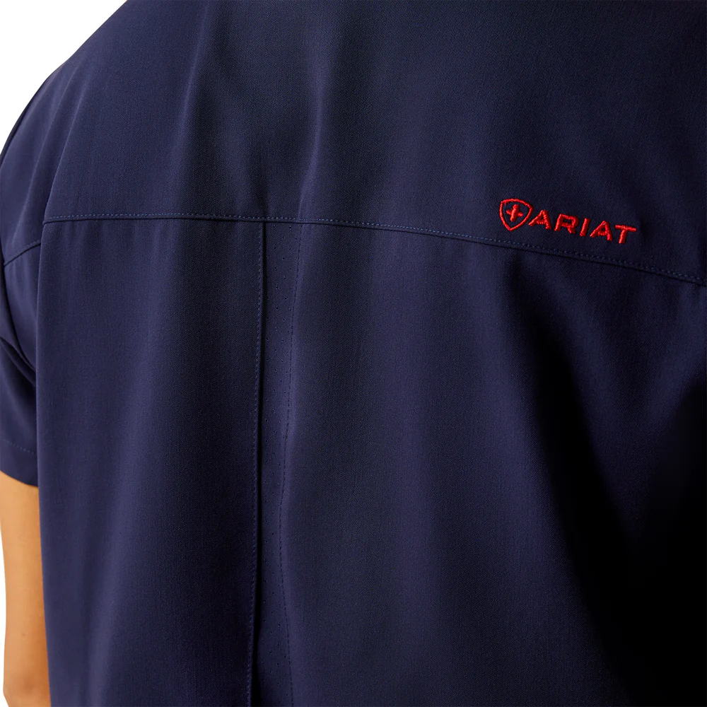 Clara 6 Pocket Scrub Top - 410-Navy | Ariat 10039717 - Image 4
