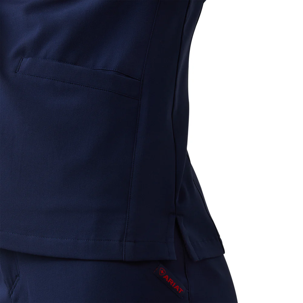Clara 6 Pocket Scrub Top - 410-Navy | Ariat 10039717 - Image 5