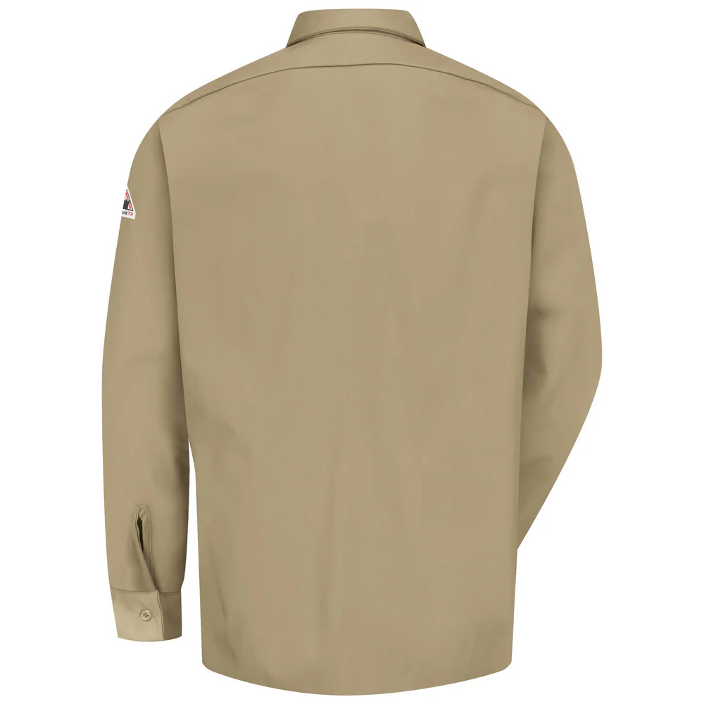 COMFORTOUCH EXCEL FR WORK SHIRT - KH-Khaki | Bulwark SLW2 - Image 2