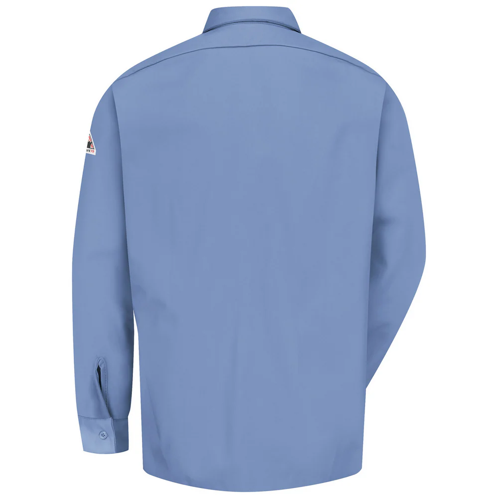 COMFORTOUCH EXCEL FR WORK SHIRT - LB-Light Blue | Bulwark SLW2 - Image 2