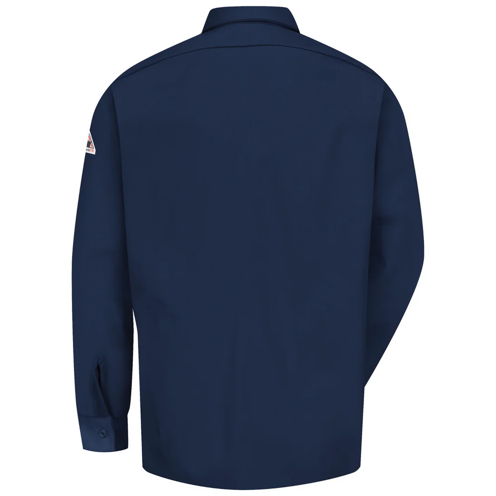 COMFORTOUCH EXCEL FR WORK SHIRT - NV-Navy | Bulwark SLW2 - Image 2