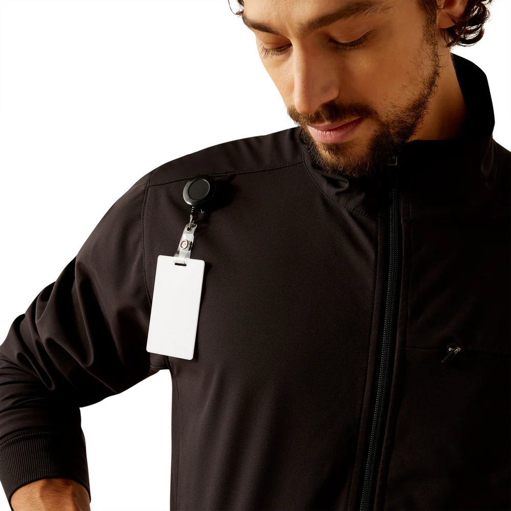 Conrad Utility Scrub Jacket - 001-Black | Ariat 10041884 - Image 3