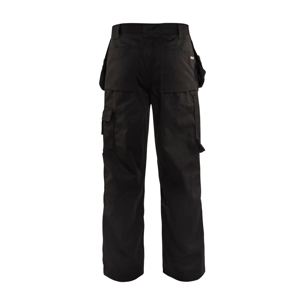 CORDURA REINFORCED WORK PANTS - 9900-Black | Blaklader 16301860 - Image 2