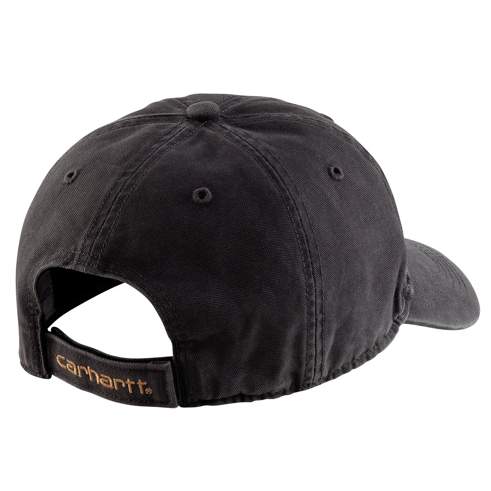 COTTON CANVAS CAP - 001-Black | Carhartt 103938 - Image 2