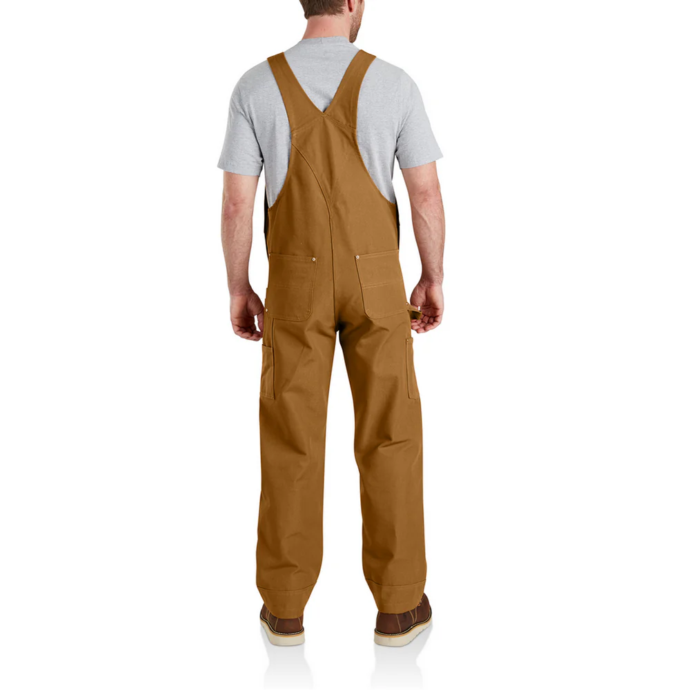 DUCK BIB OVERALLS - 211-Carhartt Brown | Carhartt 102776 - Image 5