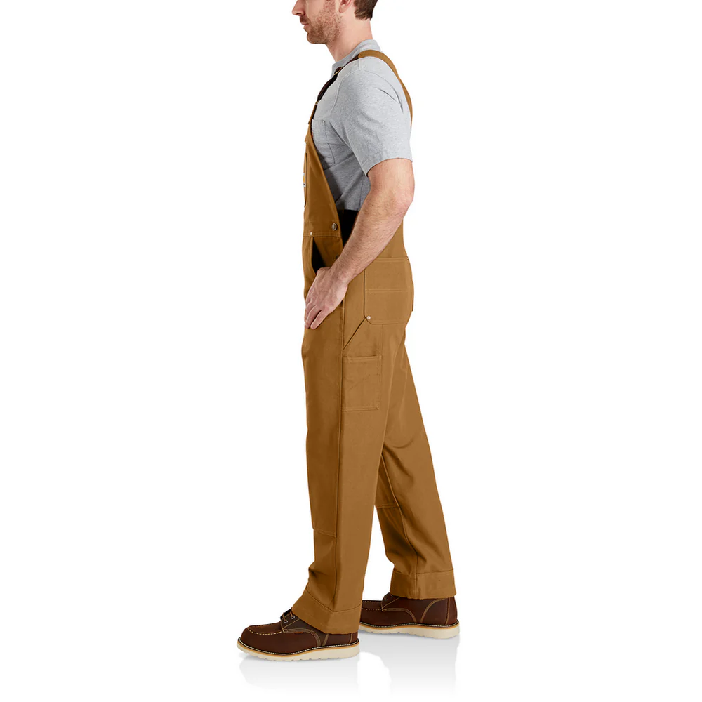 DUCK BIB OVERALLS - 211-Carhartt Brown | Carhartt 102776 - Image 6