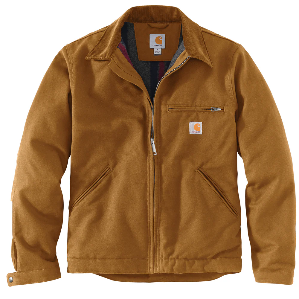 DUCK DETROIT JACKET - BRN-Carhartt Brown | Carhartt 103828 - Image 2
