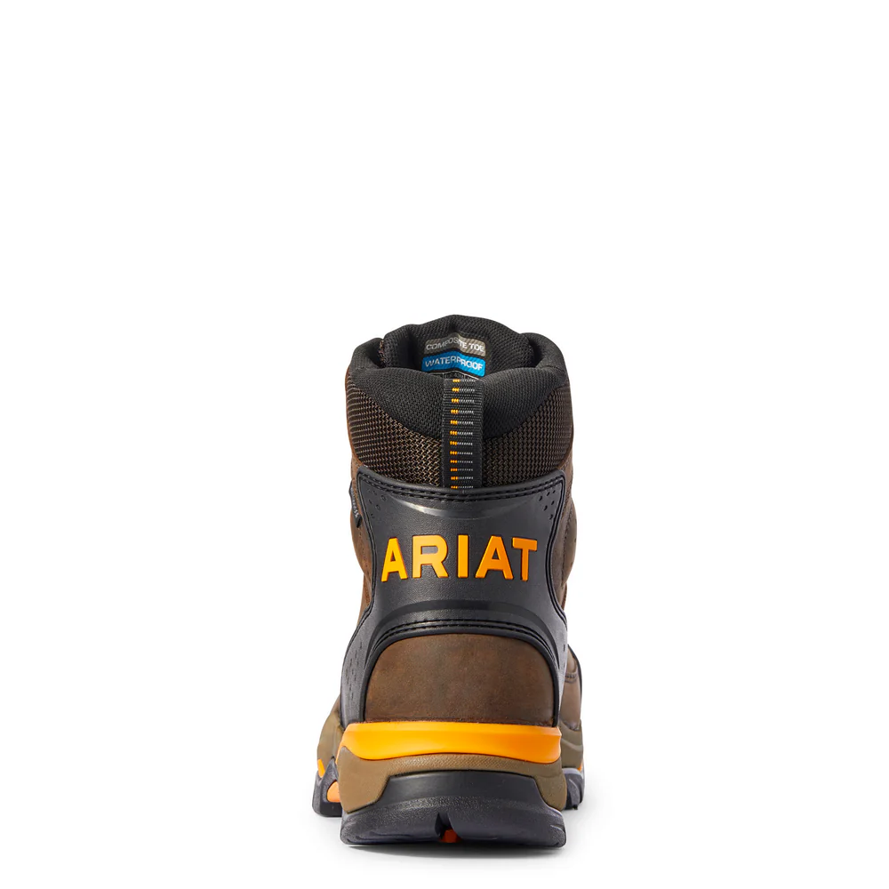 ENDEAVOR 6-INCH WATERPROOF CARBON TOE BOOT - 200-Brown | Ariat 10031591 - Image 3