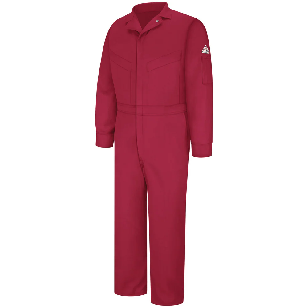 EXCEL FR COMFORTOUCH LIGHTWEIGHT DELUXE COVERALL - RD-Red | Bulwark CLD6