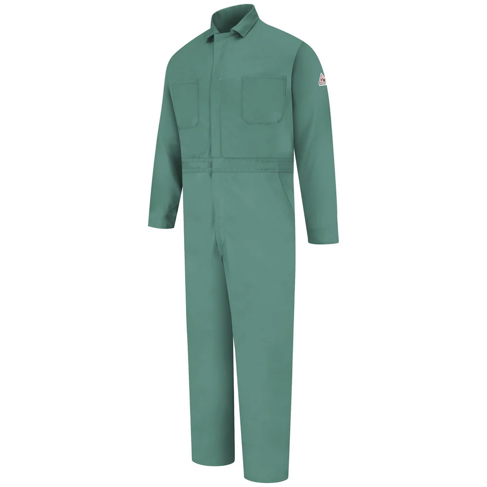 EXCEL FR GRIPPER FRONT COVERALL - VG-Visual Green | Bulwark CEW2