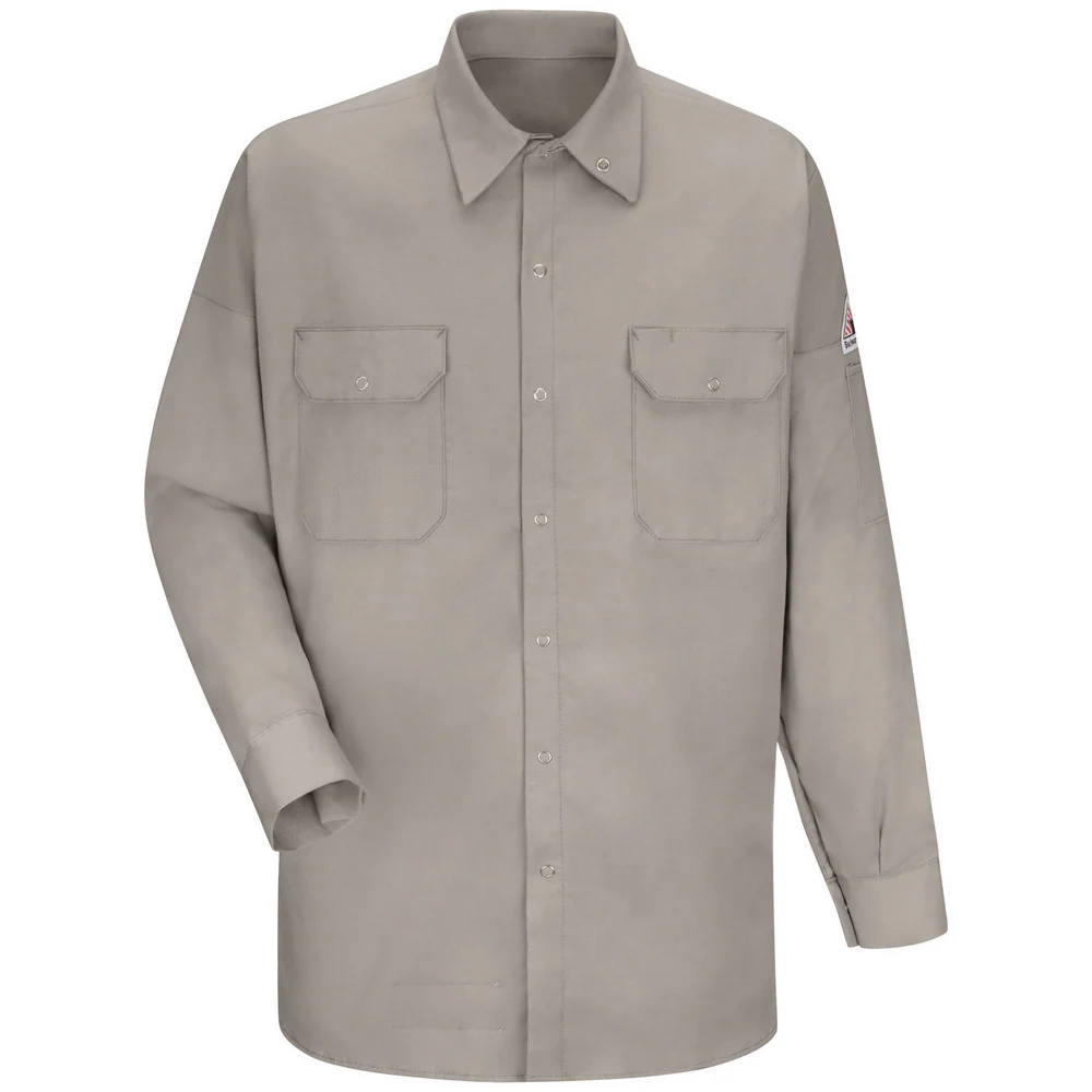 EXCEL FR WELDING WORK SHIRT - SY-Silver Grey | Bulwark SWW2