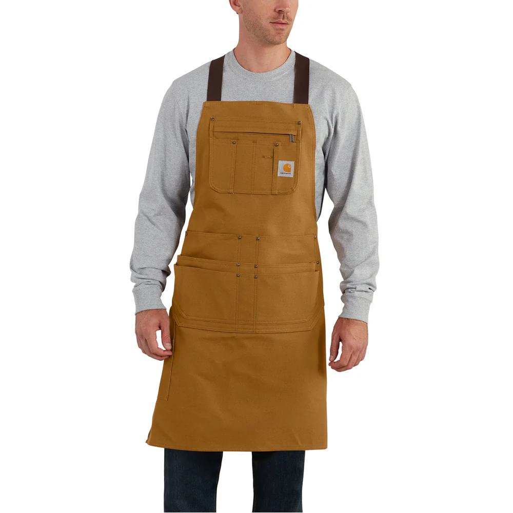 Firm Duck Apron - 211-Carhartt Brown | Carhartt 106667 - Image 2