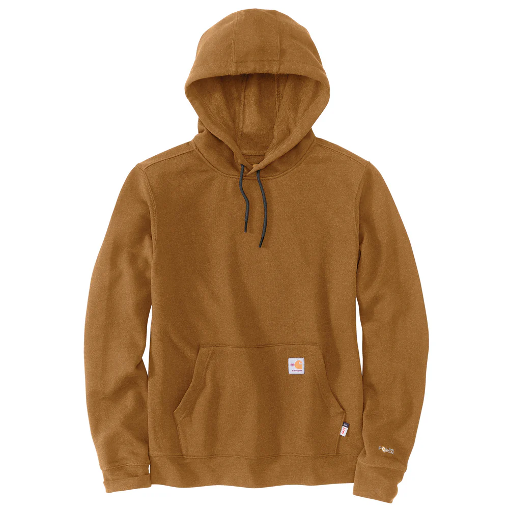 Flame Resistant Force Loose Fit Midweight Sweatshirt - BRN-Carhartt Brown | Carhartt 104983 - Image 2
