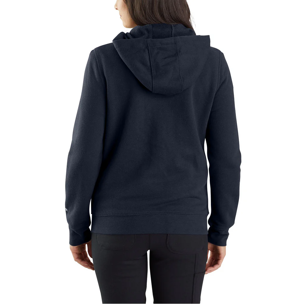 Flame Resistant Force Relaxed Fit Midweight Zip-Front Sweatshirt - I26-Navy | Carhartt 105284
