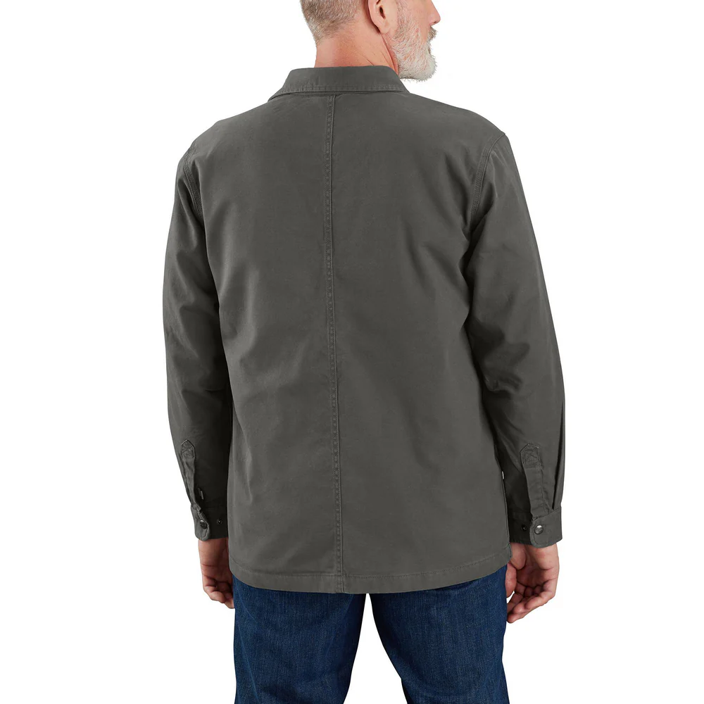 Flame Resistant Rugged Flex Canvas Shirt Jac - 029-Shadow | Carhartt 105978