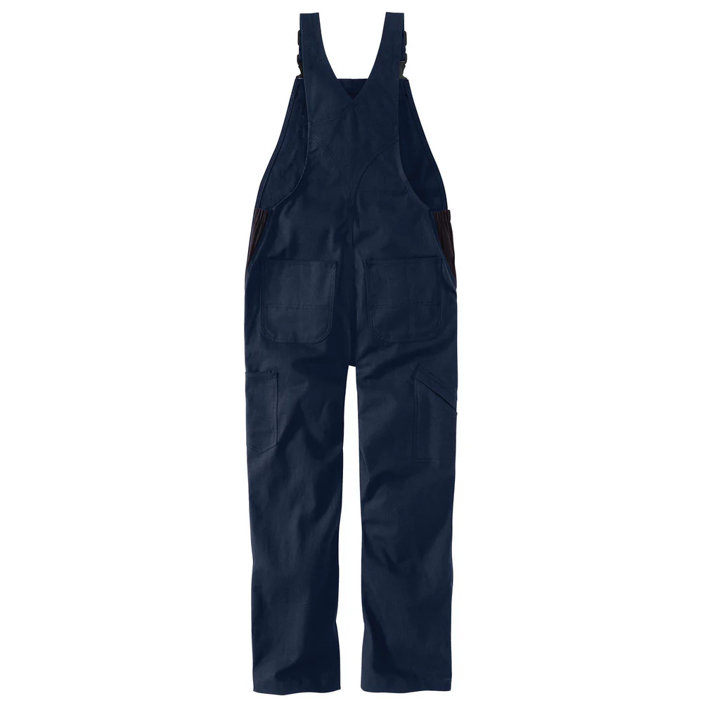 Flame Resistant Rugged Flex Loose Fit Duck Bib Overall - DNY-Dark Navy | Carhartt 105780