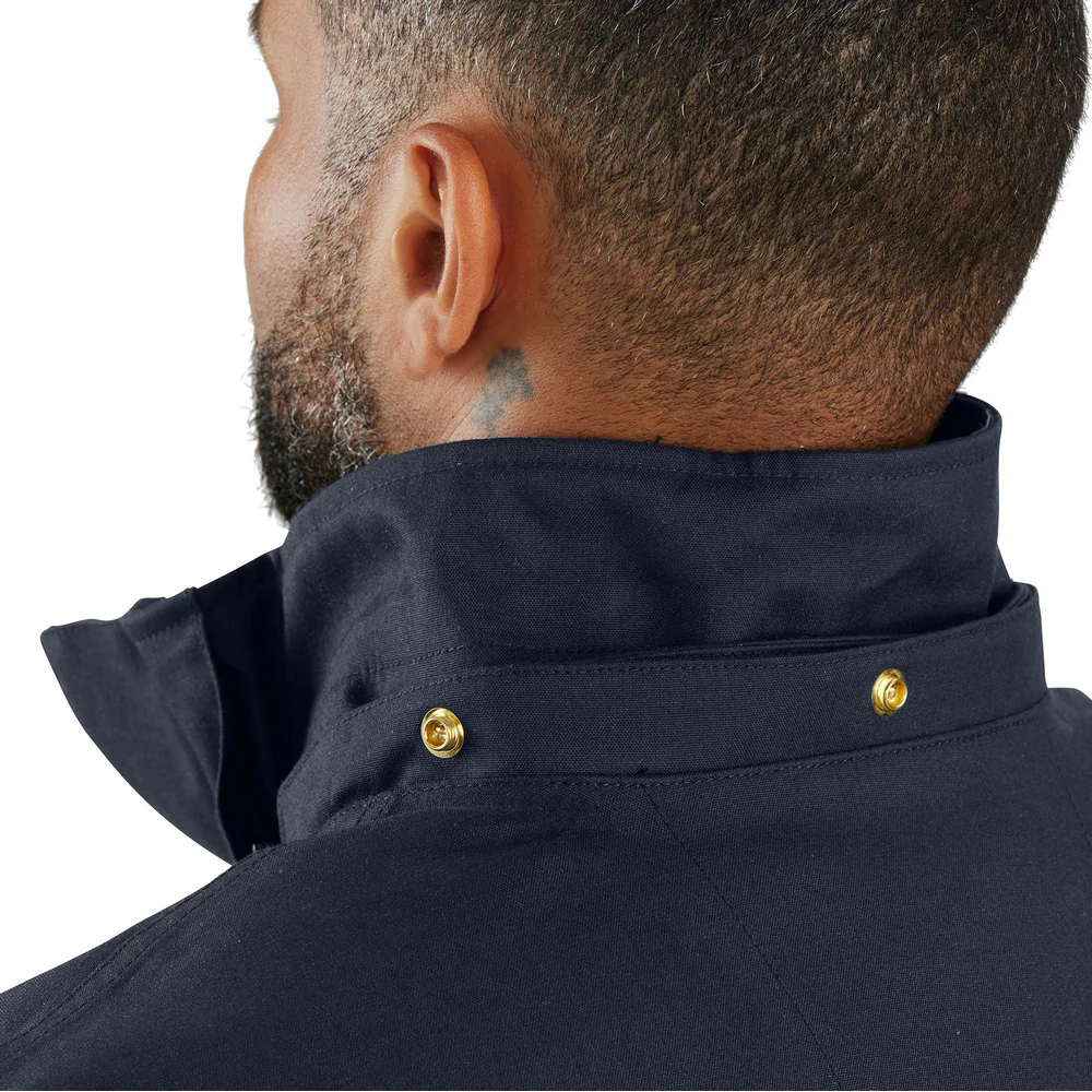Flame Resistant Storm Defender Loose Fit Lightweight Jacket - I26-Navy | Carhartt 105775 - Image 2