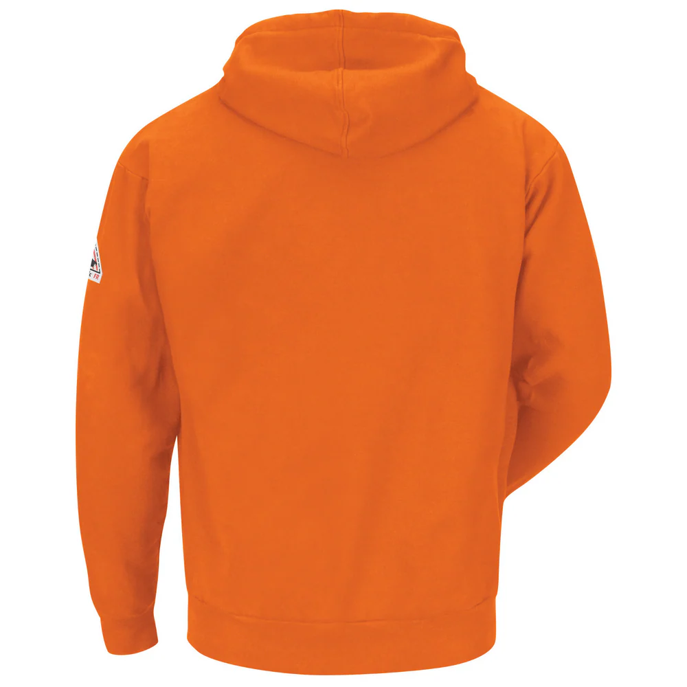 FLEECE FR ZIP-FRONT WITH HOOD - OR-Orange | Bulwark SEH4 - Image 2