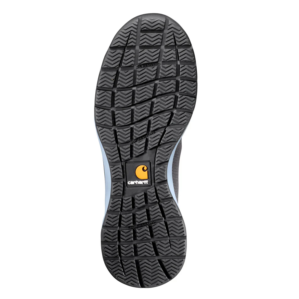 FORCE 3-INCH SD SOFT TOE WORK SHOE - CHR-Charcoal/Powder Blue | Carhartt FA3082-W - Image 3